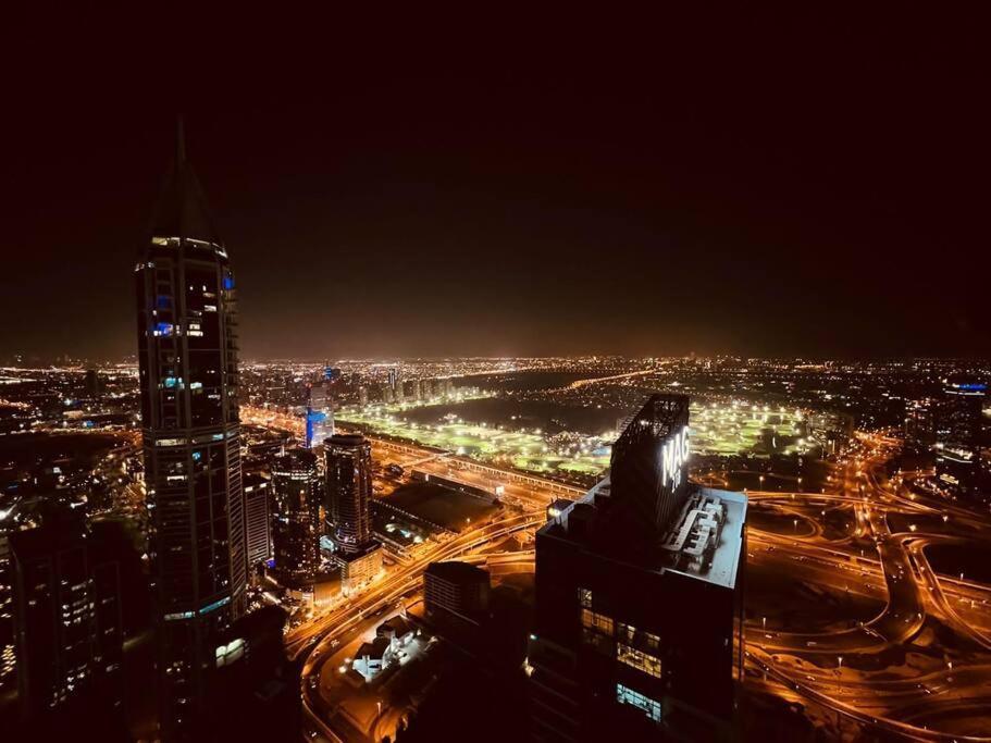 High Floor With City Skyline & Burj Khalifa View 3 Bedroom Unit Marina Dubai Exterior foto